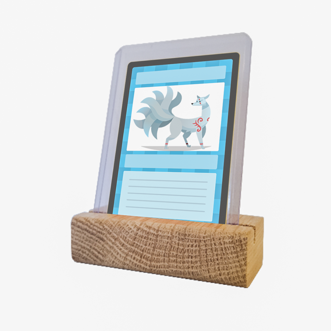 Houten standaard geschikt voor Pokemon - Yu-Gi-Oh - Speelkaarten