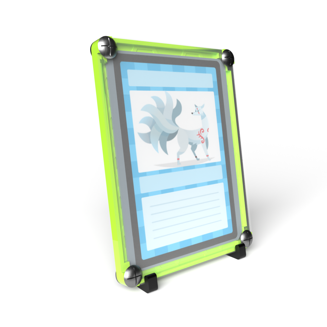 Display Simple (1) | Kaarthouder | Toploader | Houder | Geschikt voor diverse speelkaarten & Trading Card Games