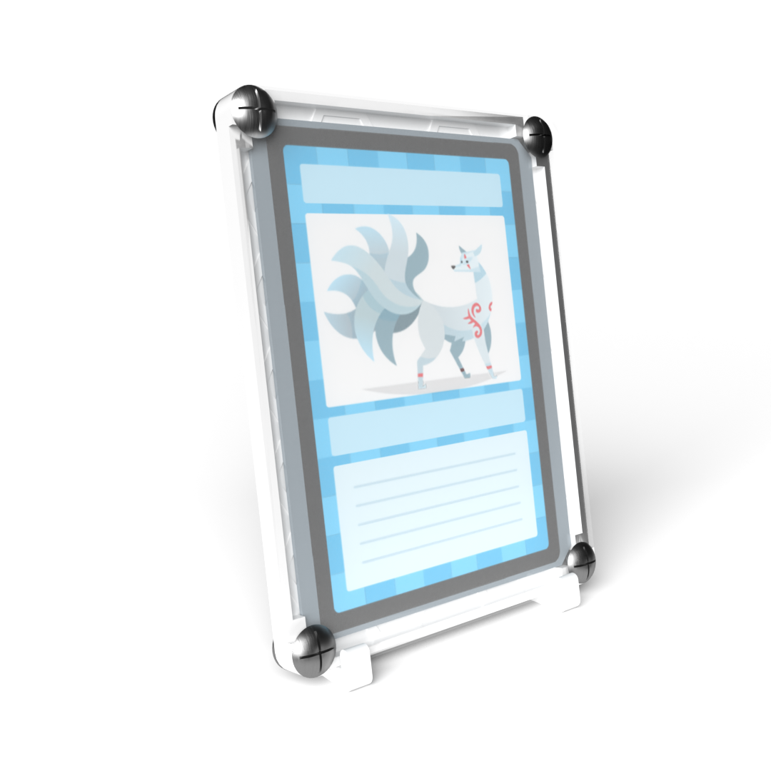 Display Simple (1) | Kaarthouder | Toploader | Houder | Geschikt voor diverse speelkaarten & Trading Card Games