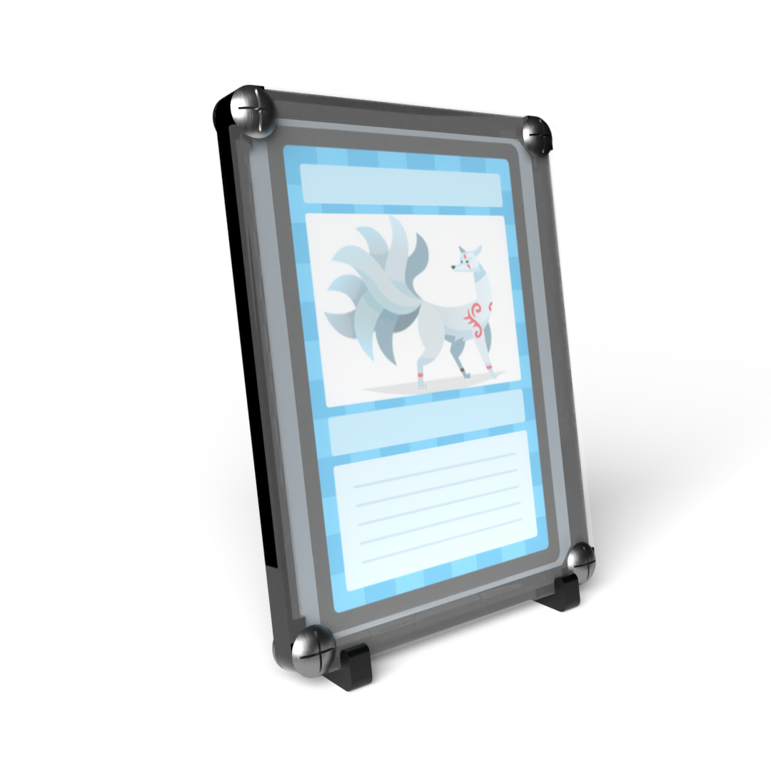 Display Simple (1) | Kaarthouder | Toploader | Houder | Geschikt voor diverse speelkaarten & Trading Card Games