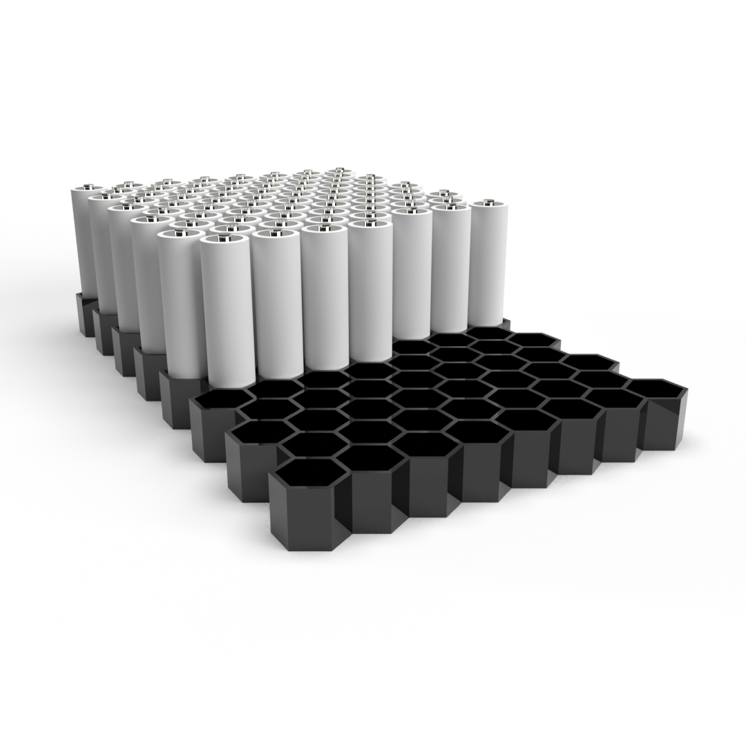Batterijtray / Batterijhouder / Batterijdoos / Batterij box voor AA / AAA batterijen